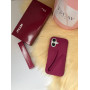 Бордовий чохол rhode на iPhone 16  lip Case Raspberry Jelly 